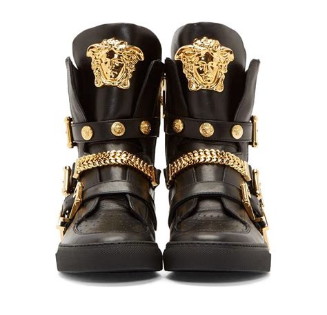 versace sneakers chain|versace high top sneakers.